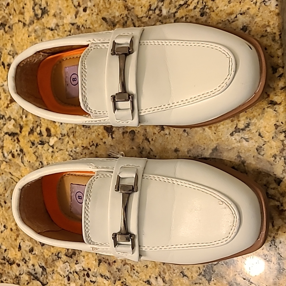 JODANO COLLECTION Leather Formal Boy Shoes sz 8
